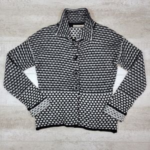 Chiaramente Italian Wool Luxury Cardigan Size Small